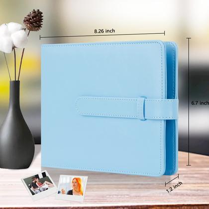 Imagem de Álbum de fotos Ruibytree para Polaroid Go Camera (azul)