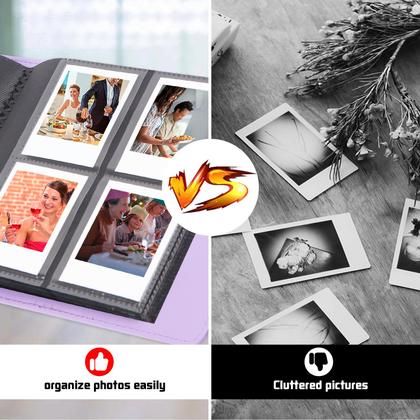 Imagem de Álbum de fotos Ruibytree para Polaroid Go Camera (roxo)