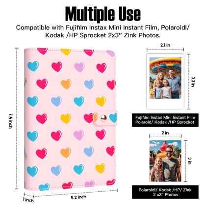 Imagem de Álbum de fotos Veicevol 156 bolsos para Fujifilm Instax Mini