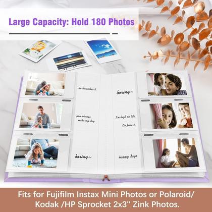 Imagem de Álbum de fotos Veicevol 180 bolsos para Fujifilm Instax Mini