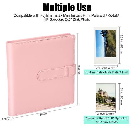 Imagem de Álbum de fotos Veicevol 256 bolsos para Fujifilm Instax Mini