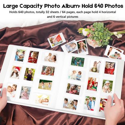 Imagem de Álbum de fotos Veicevol 640 e bolsos para Fujifilm Instax Mini