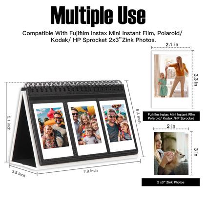 Imagem de Álbum de Fotos Veicevol para Câmera Fujifilm Instax Mini - Branco