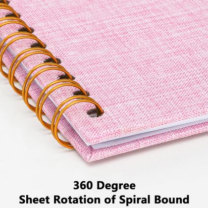 Imagem de Álbum de fotos Yopih 25x25 cm, linho, capa dura, 40 páginas