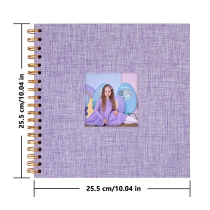Imagem de Álbum de Fotos Yopih 25x25 cm Lino Tapa Dura 40 Páginas