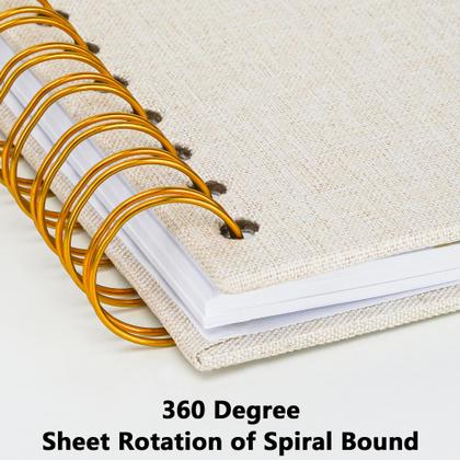 Imagem de Álbum de fotos: Yopih Linen, coberto, 25x25 cm, capa dura, 80 páginas