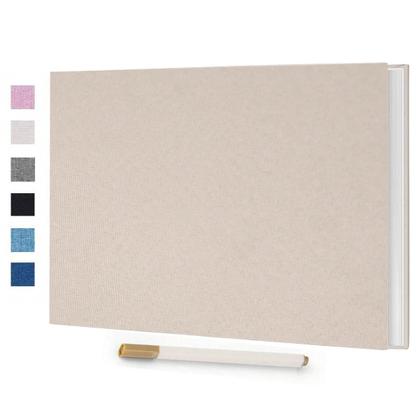 Imagem de Álbum De Scrapbook Magnético DIY Com 40 Páginas, Capa De Linho, Autoadesivo Com Caneta Metálica E