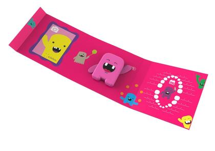 Imagem de Album Dental p guardar os dentes de Leite Premium Rosa Angie