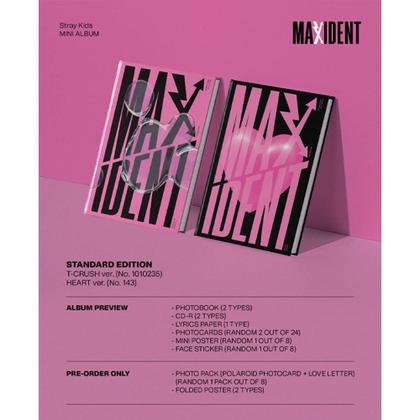 Álbum: dreamus Stray Kids MAXIDENT STANDARD EDITION HEART VER