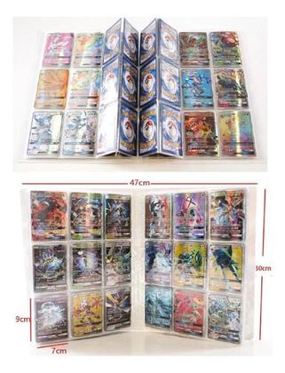 Imagem de Album Fichario Pikachu Gold Porta 432 Cartas Pokemon Cards