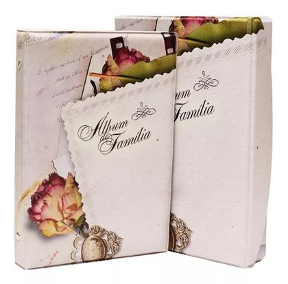 Imagem de Álbum Fotográfico Luxo Caixa Imã Álbum Família 200 Fotos 10x15