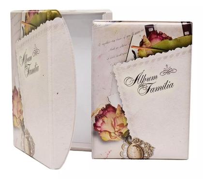 Imagem de Álbum Fotográfico Luxo Caixa Imã Álbum Família 200 Fotos 10x15