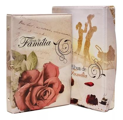 Imagem de Álbum Fotográfico Luxo Caixa Imã Família 200 Fotos 10x15