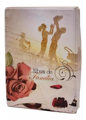 Imagem de Álbum Fotográfico Luxo Caixa Imã Família 200 Fotos 10x15