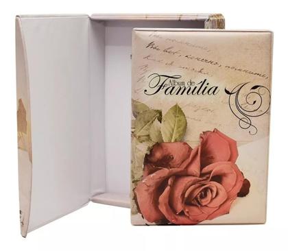 Imagem de Álbum Fotográfico Luxo Caixa Imã Família 200 Fotos 10x15