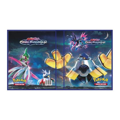 Imagem de Álbum Pasta Fichário Pokemon + 20 Folhas YES 9 Bolsos Escarlete e Violeta Fenda Paradoxal Capa Dura Reforçado para Cards