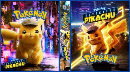Imagem de Álbum Pasta Fichário Pokemon com 10 Folhas YES Detetive Pikachu Capa Dura Reforçado para Cards ou Cartas DragonBall Naruto Yu-Gi-Oh