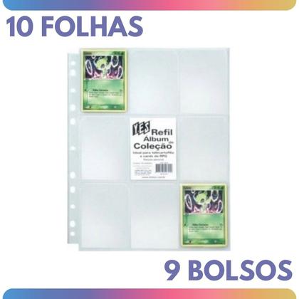 Imagem de Álbum Pasta Fichário Pokemon Evoluções Prismáticas Escarlate e Violeta com 10 Folhas para Cards TCG