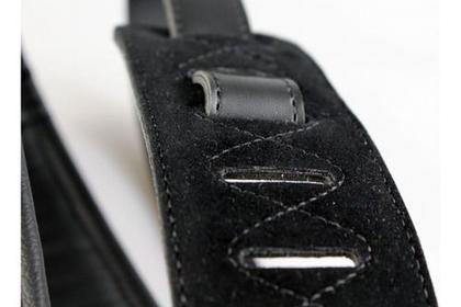 Imagem de Alça Correia Basso Cla 03 Preto Suede Guitarra Violão Baixo