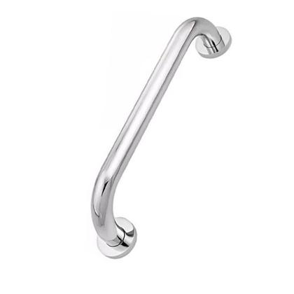 Imagem de Alça De Apoio 30cm Barra Inox Banheiro Box Idoso Gestante Segurança Apoio Acessibilidade Corrimao Parede Suporte