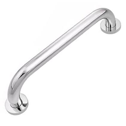 Imagem de Alça de Apoio 30cm Barra Inox Kit 5 Unidades Idoso Cadeirante Deficiente Box Banheiro Corredor Acessibilidade Suporte Corrimao Segurança
