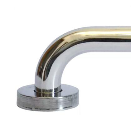 Imagem de Alça de Apoio Banheiro Barra Inox 40cm Cadeirante Idoso Deficiente Acessibilidade