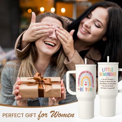 Imagem de Alça de caneca de viagem de aço inoxidável Tumbler SANDJEST de 40 onças