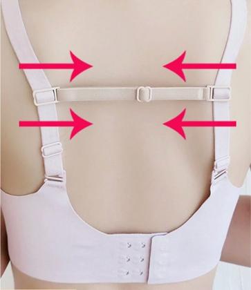 Imagem de Alça de junção de sutiã Extensoras Suporte de costas Kit com 2 Unidades