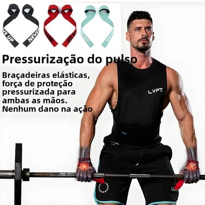 Imagem de Alça de Pulso para Levantamento de Peso e Exercícios Funcionais - Suporte para Kettlebell e Halteres