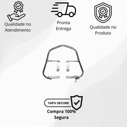 Imagem de Alça Esportiva Titan 125 2000 até 2004 Fan 125 2005 até 2008 Cor Cromado