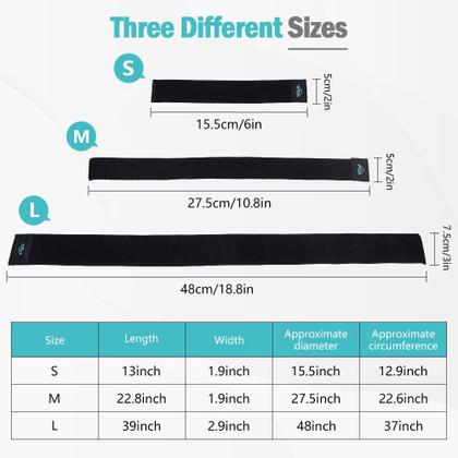 Imagem de Alça extensora de bolsa de gelo Hilph Ice Belt Extender Strap preta