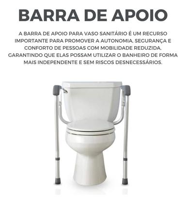 Imagem de Alça Suporte Para Vaso Sanitário Anti-queda