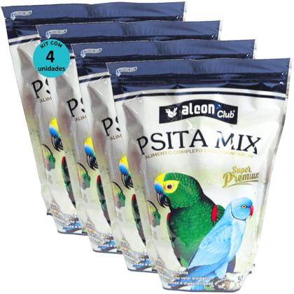 Imagem de Alcon Club Psita Mix 550g Super Premium Para Psitacídeos Kit Com 4