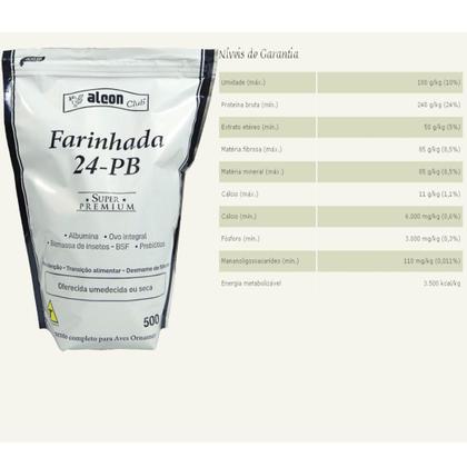 Imagem de Alcon Farinhada 24-PB 500g para Aves Ornamentais