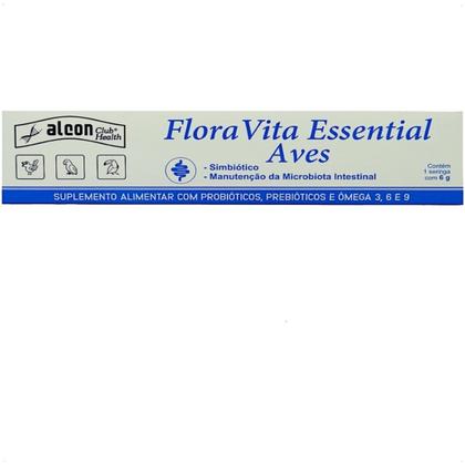 Imagem de Alcon flora vita essential para aves passáros 6g kit com 3