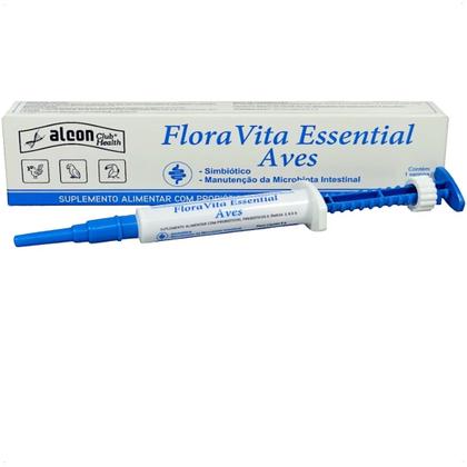 Imagem de Alcon flora vita essential para aves passáros 6g kit com 4