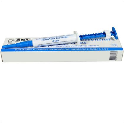 Imagem de Alcon flora vita essential para aves passáros 6g kit com 6