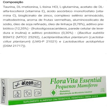 Imagem de Alcon flora vita essential para pequenos mamíferos 6g kit com 5