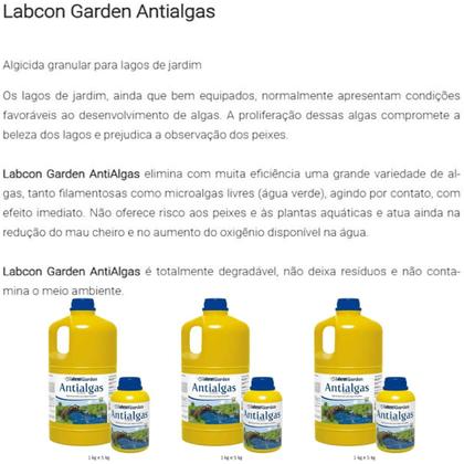 Imagem de Alcon Labcon Garden Antialgas 5kg Kit Com 4 Unidades