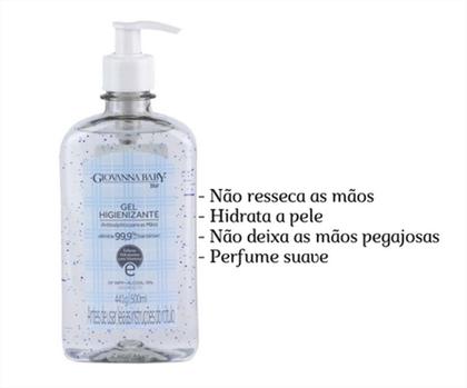 Imagem de Álcool Em Gel Higienizante Blue Giovanna Baby