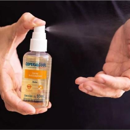 Imagem de Alcool spray antiseptico coperalcool bacfree com aromas sortidos 60ml
