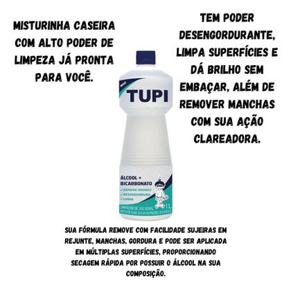 Imagem de Álcool Tupi com Bicarbonato 1L Tupi 1 Unidade