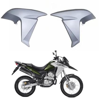 Aleta Guia Aba Lateral Asa Tanque Honda Xre 300 Prata Fosco 2017 2018 - Paramotos Imagem de Aleta Guia Aba Lateral Asa Tanque Honda Xre 300 Prata Fosco 2017 2018