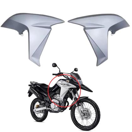 Aleta Guia Aba Lateral Asa Tanque Prata Fosco Honda Xre 300 2017 2018 - Paramotos Imagem de Aleta Guia Aba Lateral Asa Tanque Prata Fosco Honda Xre 300 2017 2018