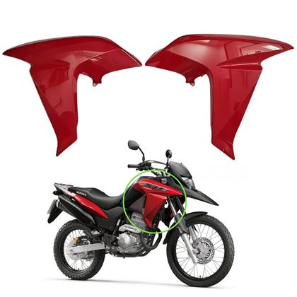 Aleta Guia Aba Lateral Asa Tanque Vermelho Maceio Rally Honda Xre 300 2016 - Paramotos Imagem de Aleta Guia Aba Lateral Asa Tanque Vermelho Maceio Rally Honda Xre 300 2016