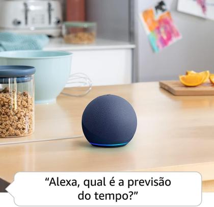 Imagem de Alexa 5ª Geração Echo Dot Smart Speaker - Alto-falante Inteligente com Alexa, Som Potente e Comandos por Voz