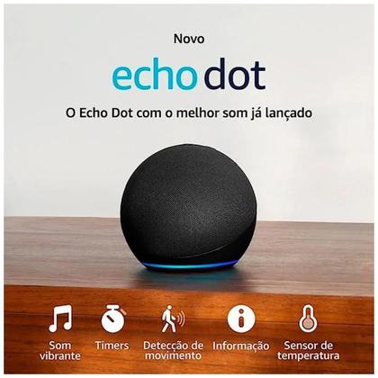 Imagem de Alexa Amazon echo dot 5a Geração cor preto