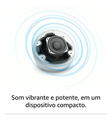 Imagem de Alexa Amazon Echo Geraçao 5 Preto Branco Azul Premium Alexia