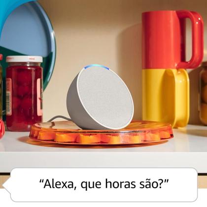 Imagem de Alexa Echo Pop Alto-Falante Assistente Virtual Controle Por