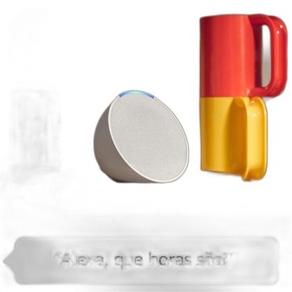 Imagem de Alexa Echo Pop Assistente Virtual Inteligente Alto-Falante